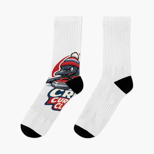 Item preview, Crow Curling Club Retro Sports Mascot designed and sold by TheRealTaria.