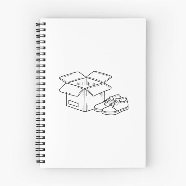 Item preview, An open shoebox on the floor beside a pair of new shoes designed and sold by rasagamastore.