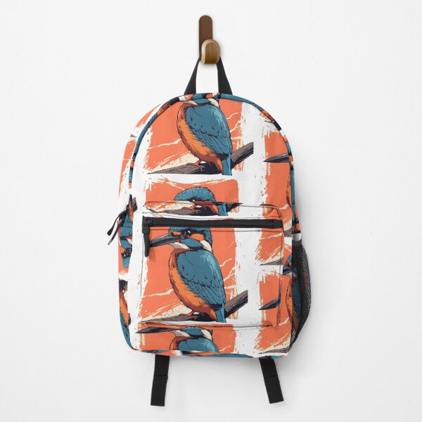 Item preview, Kingfisher Sticker | Colorful Kingfisher Bird Illustration | Blue & Orange Wildlife Art | Bird Lover Gift designed and sold by dreamz-world.