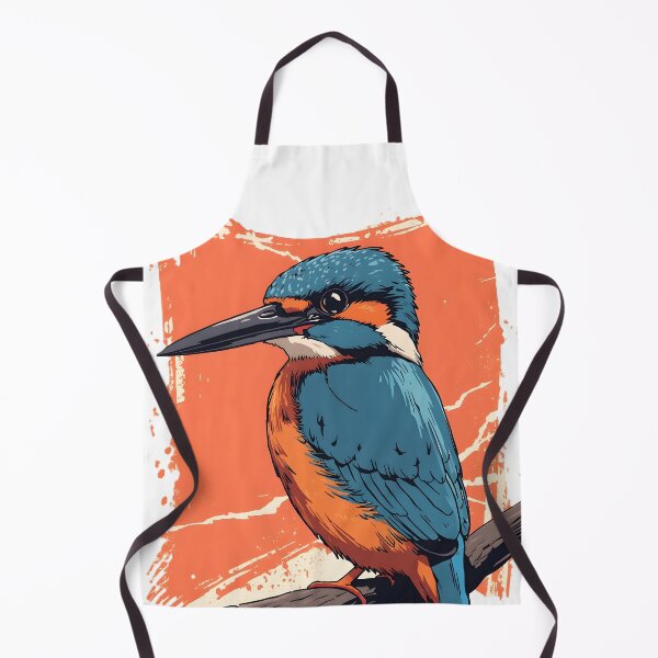 Item preview, Kingfisher Sticker | Colorful Kingfisher Bird Illustration | Blue & Orange Wildlife Art | Bird Lover Gift designed and sold by dreamz-world.