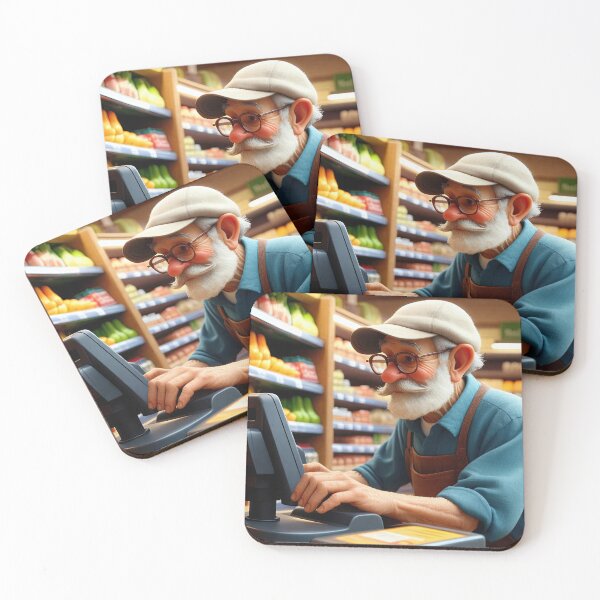 Item preview, Old Fart operating the till designed and sold by Colin Bentham.