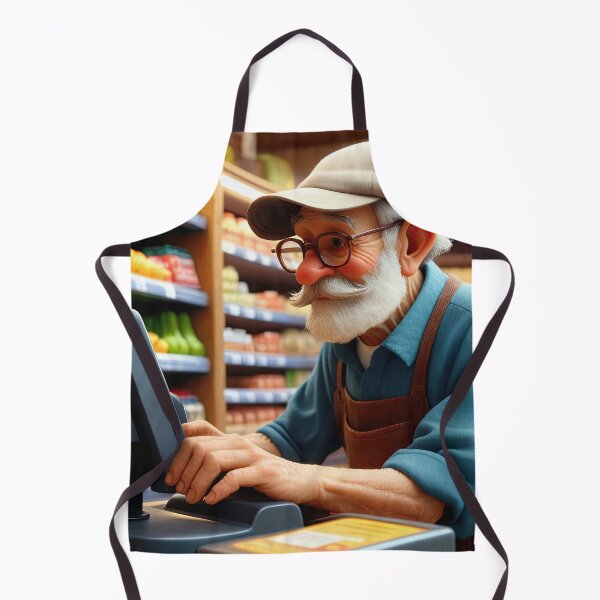 Item preview, Old Fart operating the till designed and sold by Colin Bentham.