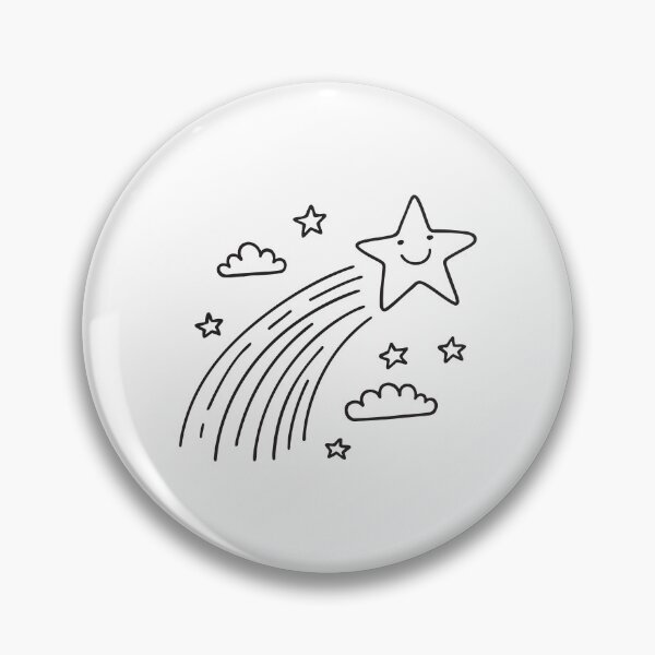 Item preview, A sketch of a shooting star stretching across a whiteboard designed and sold by rasagamastore.
