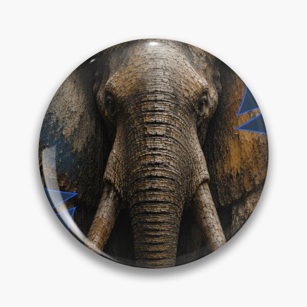 Item preview, Deep Work Engineer Geometric Elephant Stone Relief Home Office Wall Art Poster designed and sold by SavannaStrikes.