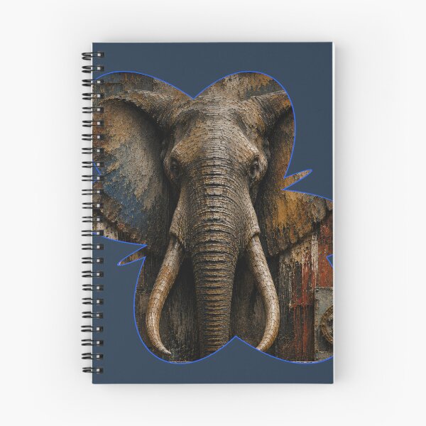 Item preview, Deep Work Engineer Geometric Elephant Stone Relief Home Office Wall Art Poster designed and sold by SavannaStrikes.