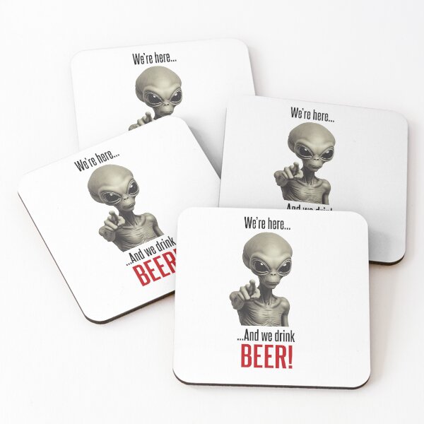 Item preview, Aliens drink Beer! designed and sold by IanBakerToons.