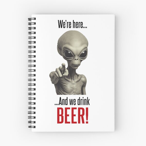 Item preview, Aliens drink Beer! designed and sold by IanBakerToons.