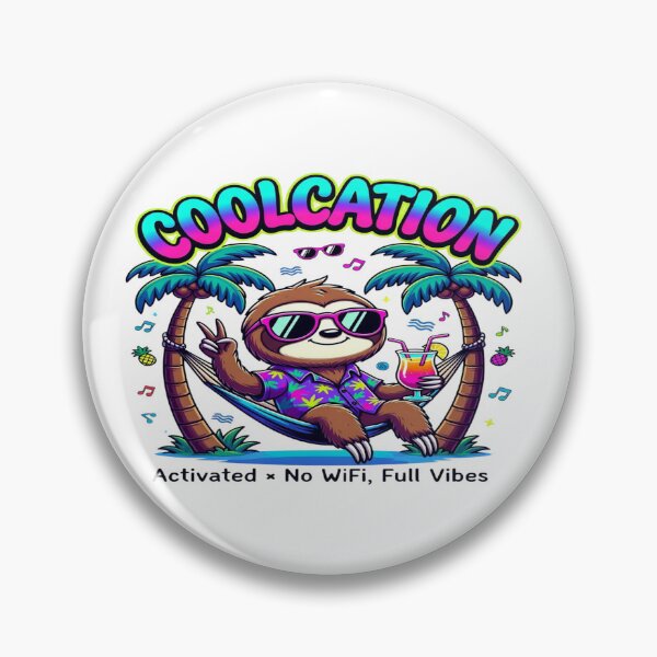 Artikelvorschau, Coolcation Activated – No WiFi, Full Vibes T-Shirt | Funny Sloth Tropical Vacation Graphic | Cute Beach Summer Travel Shirt entworfen und verkauft von Sushikidsntoddlers.