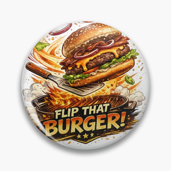 Item preview, Flip That Burger: Action Grilling Spatula Flip Movement Energy designed and sold by irfanshikh.
