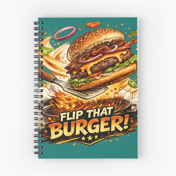 Item preview, Flip That Burger: Action Grilling Spatula Flip Movement Energy designed and sold by irfanshikh.