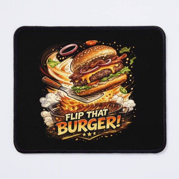 Item preview, Flip That Burger: Action Grilling Spatula Flip Movement Energy designed and sold by irfanshikh.