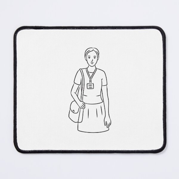 Item preview, A student badge clipped to the strap of a shoulder bag designed and sold by rasagamastore.