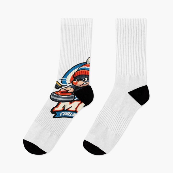 Item preview, Mole Curling Club Retro Sports Mascot designed and sold by TheRealTaria.