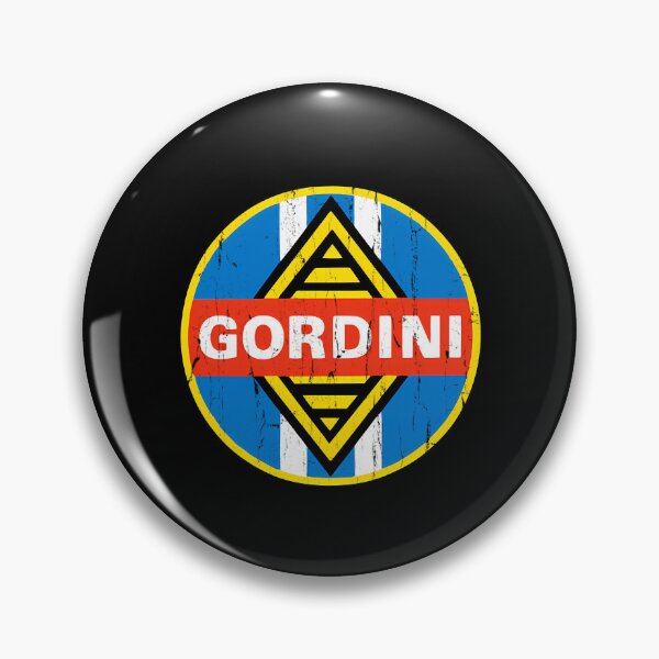 Item preview, Distressed Gordini Circular Racing Badge with Yellow Diamond designed and sold by simnorm.