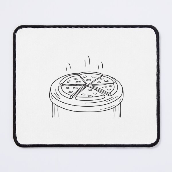 Item preview, A table filled with identical pizza slices designed and sold by rasagamastore.