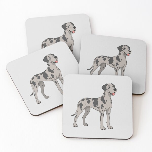 Item preview, Cheerful images of a Great Dane designed and sold by Stef Ringoot, cartoons and illustrations.