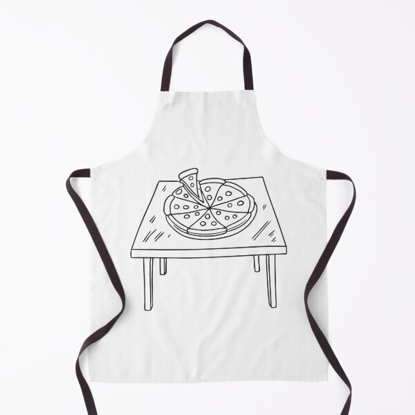 Item preview, A pizza loaded table topped with matching slices designed and sold by rasagamastore.