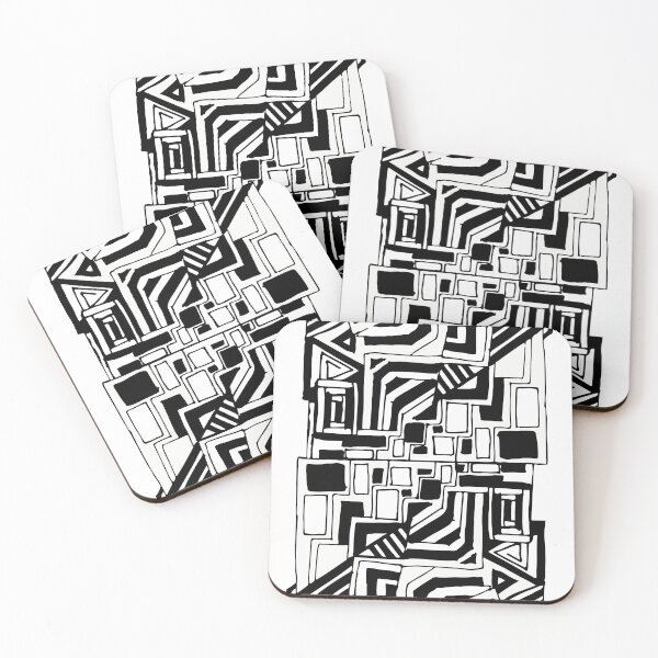Item preview, Abstract Geometric Line Art Pattern designed and sold by Alimehab | Graphic tees | Design & Art.