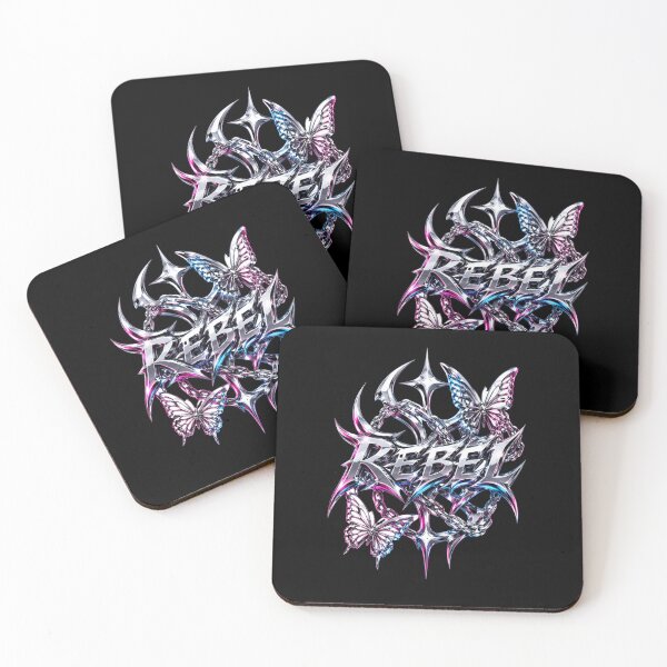 Item preview, Cyber Tribal Rebel - Y2K Liquid Chrome Streetwear Logo designed and sold by liamquynh34.