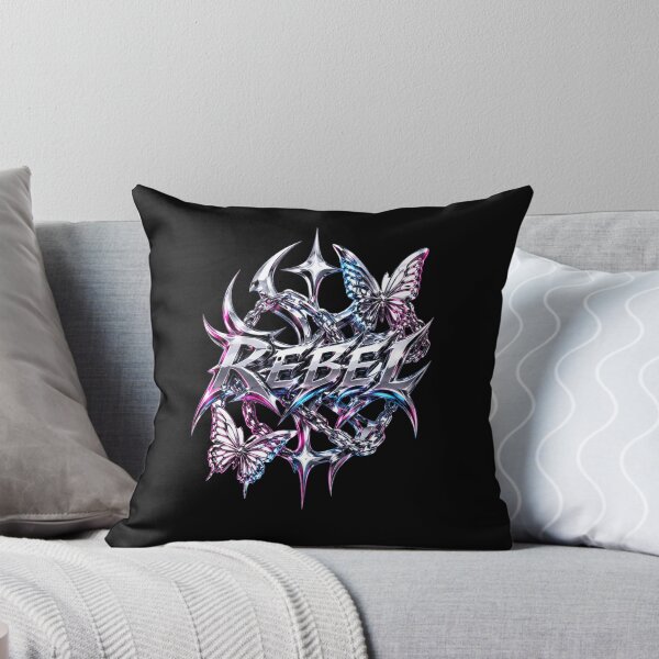 Item preview, Cyber Tribal Rebel - Y2K Liquid Chrome Streetwear Logo designed and sold by liamquynh34.