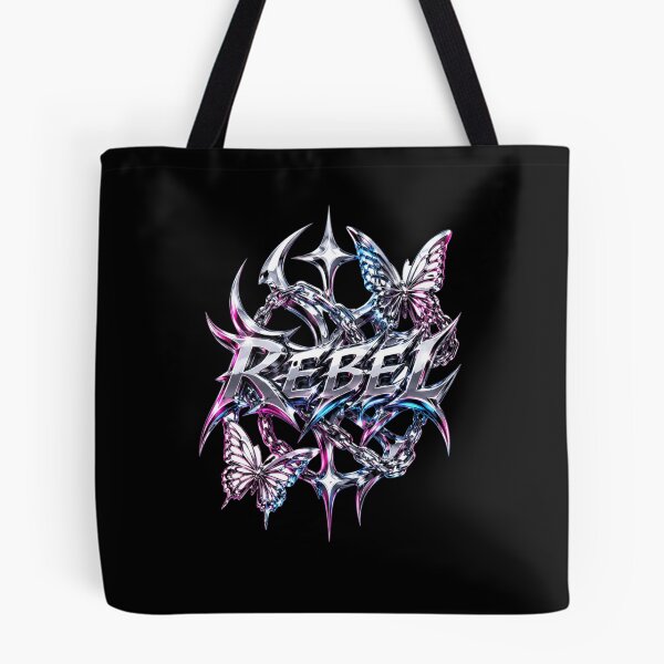 Item preview, Cyber Tribal Rebel - Y2K Liquid Chrome Streetwear Logo designed and sold by liamquynh34.