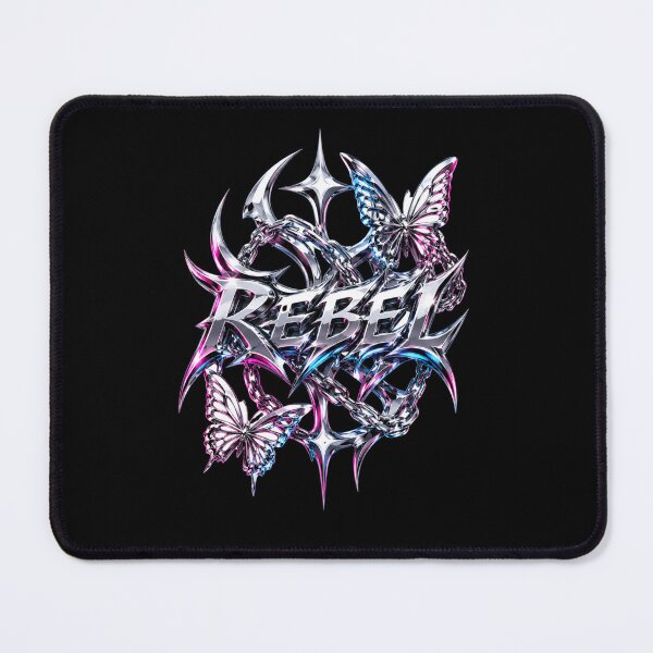 Item preview, Cyber Tribal Rebel - Y2K Liquid Chrome Streetwear Logo designed and sold by liamquynh34.