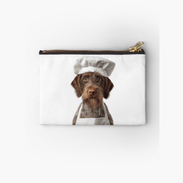 Item preview, Funny Wirehaired Pointing Griffon Dog Chef Realistic Animal Cooking Humor Art designed and sold by LazyOwlStore.