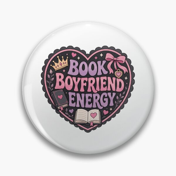 Item preview, Book Boyfriend Energy - bookish designed and sold by Chaotically Cutee.