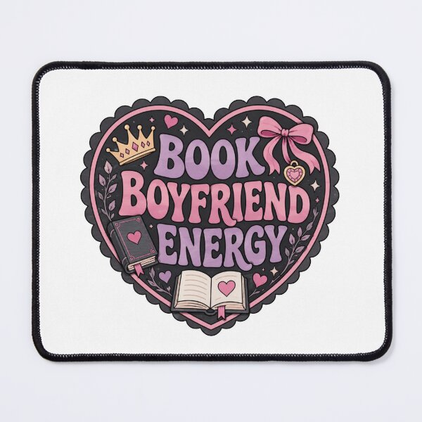 Item preview, Book Boyfriend Energy - bookish designed and sold by Chaotically Cutee.