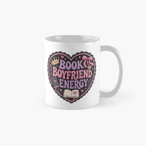 Item preview, Book Boyfriend Energy - bookish designed and sold by Dollydollys.