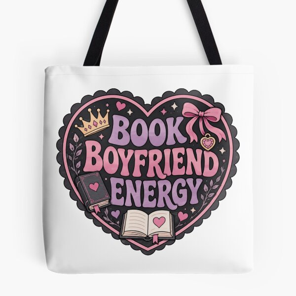 Item preview, Book Boyfriend Energy - bookish designed and sold by Dollydollys.