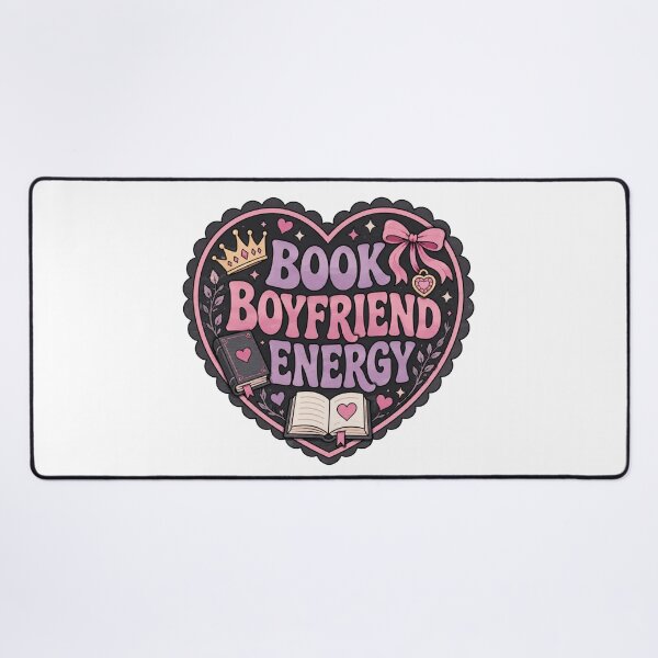 Item preview, Book Boyfriend Energy - bookish designed and sold by Chaotically Cutee.