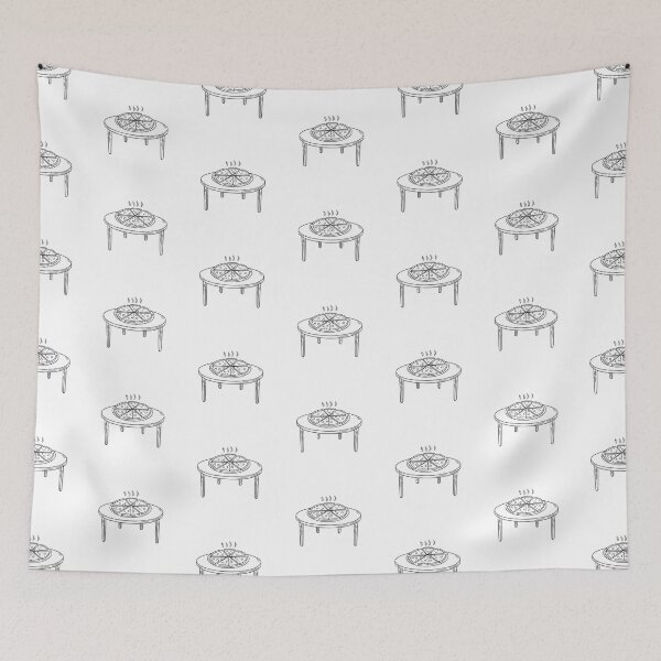 Item preview, A table stacked with repeated pizza slice servings designed and sold by rasagamastore.