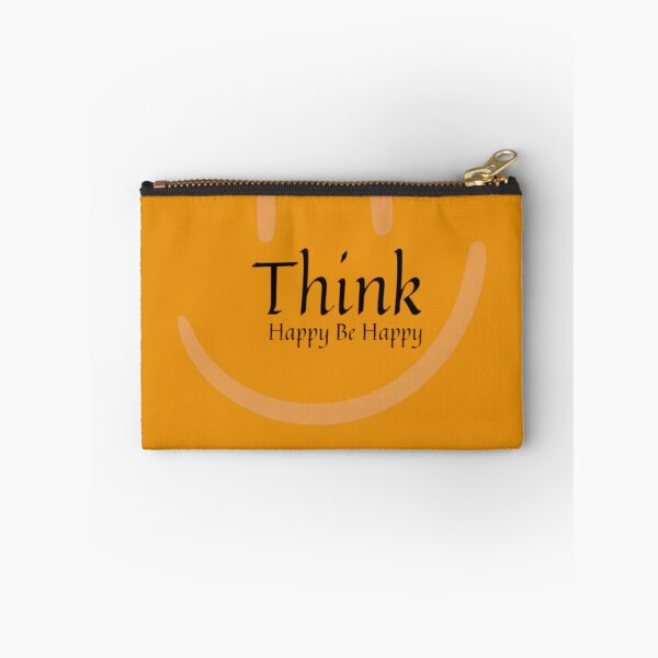 Item preview, Think Happy Be Happy ? | Positive Mindset Inspirational Typography Design designed and sold by RajDeals.
