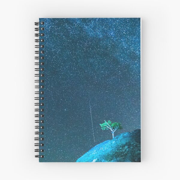 Item preview, Meteor Falling Blue Starry Night designed and sold by Bo Insogna.
