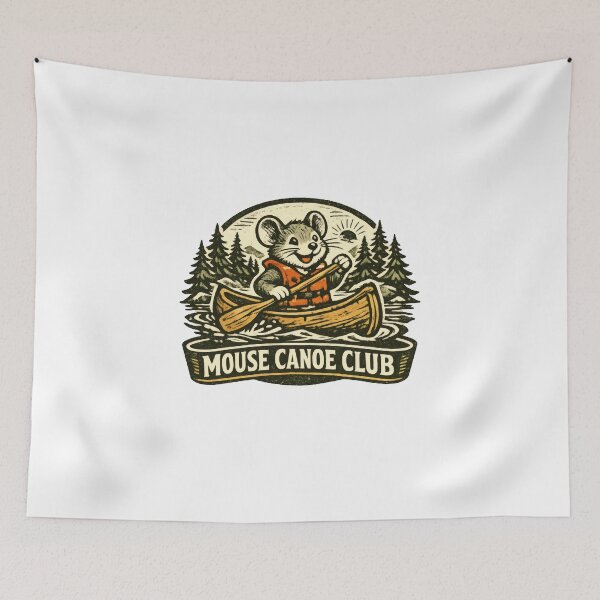 Item preview, Mouse Canoe Club Heritage Outdoor Mascot designed and sold by TheRealTaria.
