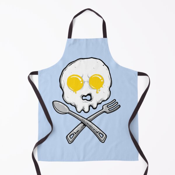 Item preview, Fried Egg Skull Funny Breakfast Design designed and sold by Ginetta0815.