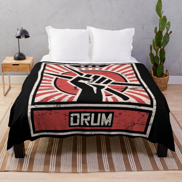 Item preview, drum vintage drummer propaganda designed and sold by Obsesie.