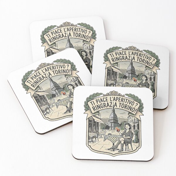 Item preview, Do You Like Aperitivo? Thank Turin! - Vintage Retro Style designed and sold by Torinostalgia.