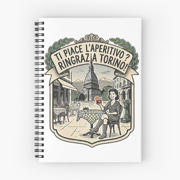 Item preview, Do You Like Aperitivo? Thank Turin! - Vintage Retro Style designed and sold by Torinostalgia.