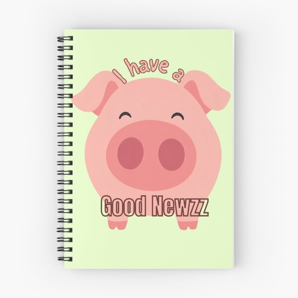 Item preview, Have a Good Newzzz Cute Pig T-Shirt | Funny Pig Pun Graphic Design designed and sold by Yesss-Mau.
