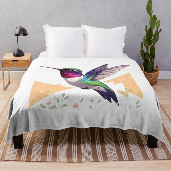 Item preview, Hummingbird Sticker | Colorful Iridescent Hummingbird Illustration | Flying Bird Art | Nature Lover Gift designed and sold by dreamz-world.