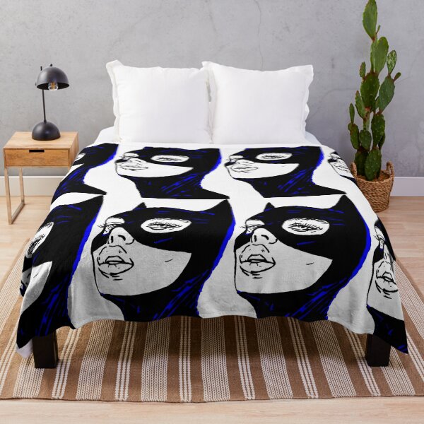 Item preview, Catwoman Black White and Blue designed and sold by Chad's Fresh Art.