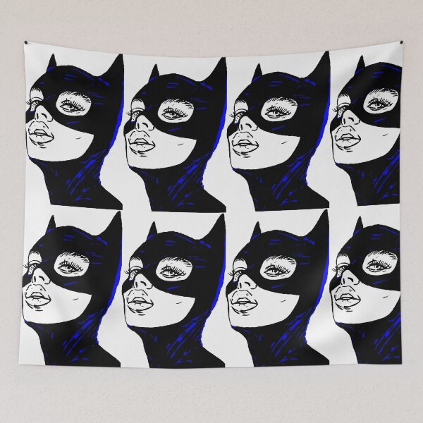 Item preview, Catwoman Black White and Blue  designed and sold by Chad's Fresh Art.
