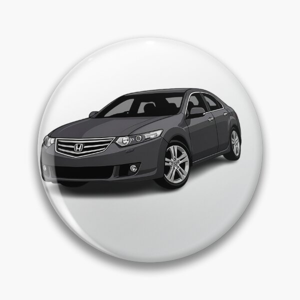 Item preview, Honda Accord Euro CU2 Vector Art Grey Sports Sedan designed and sold by DrivePosters.