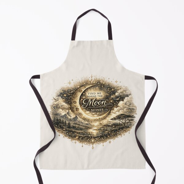 Item preview, Find Me Where the Moon Shines | Celestial Moon Landscape designed and sold by 'VARI'.
