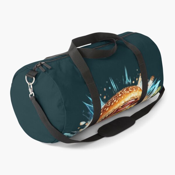 Item preview, Future Burger: Cyberpunk Tech Neon Blue Sci-Fi Design designed and sold by irfanshikh.