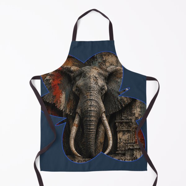 Item preview, Disciplined Founder Geometric Elephant Stone Relief Home Office Wall Art Poster designed and sold by SavannaStrikes.