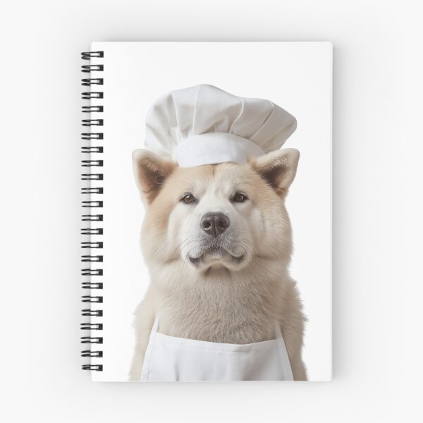 Item preview, Funny Akita Dog Chef Realistic Animal Cooking Humor Art designed and sold by LazyOwlStore.