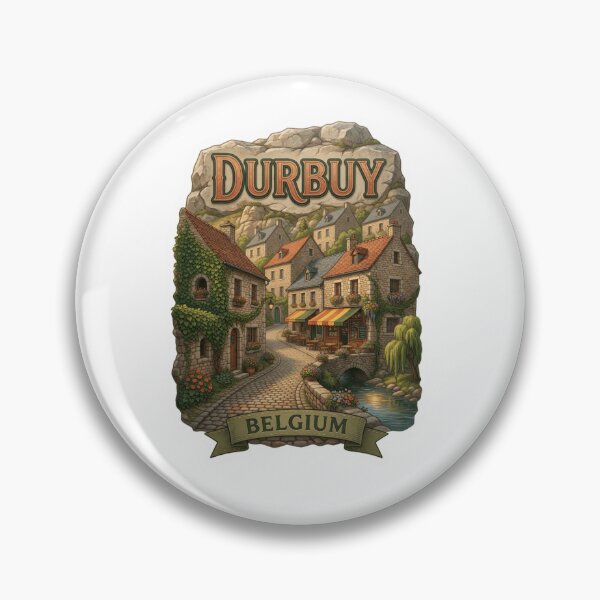 Item preview, Durbuy Belgium Medieval Village Travel Sticker designed and sold by Imaginarium of Chaos falcon88 .